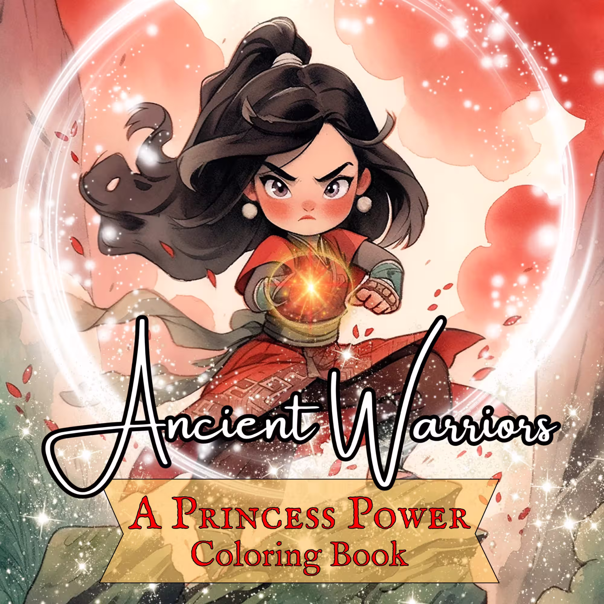 brave princess ancient warrior adventures cute amazon coloring book for tweens and kids and adults