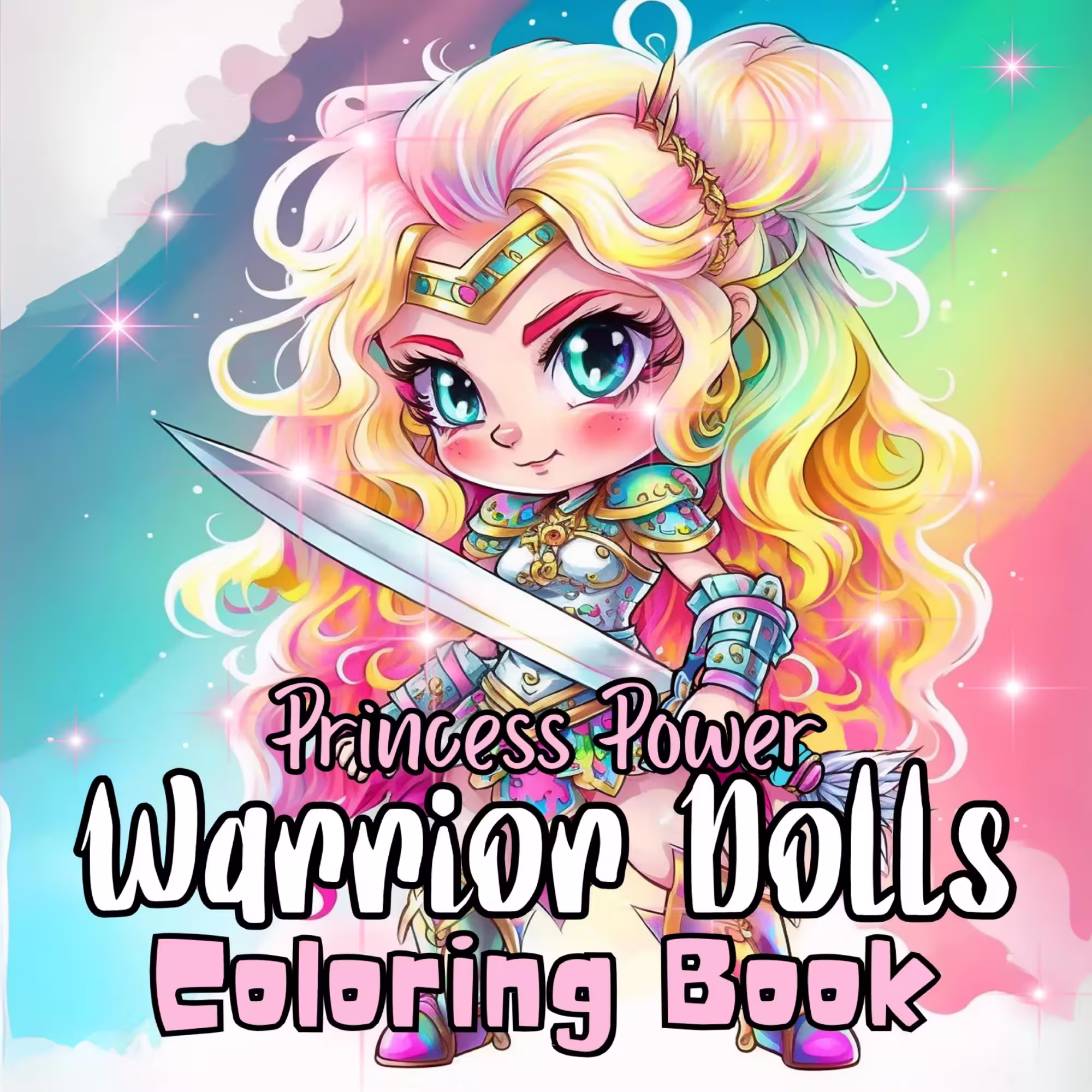 brave princess warrior dolls similar to shera adventures, amazon coloring book for tweens and kids and adults